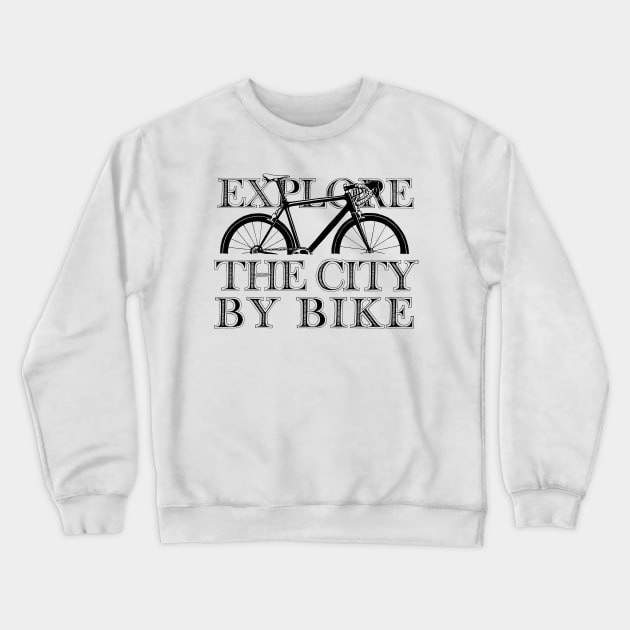 Bicycle Crewneck Sweatshirt by Akman